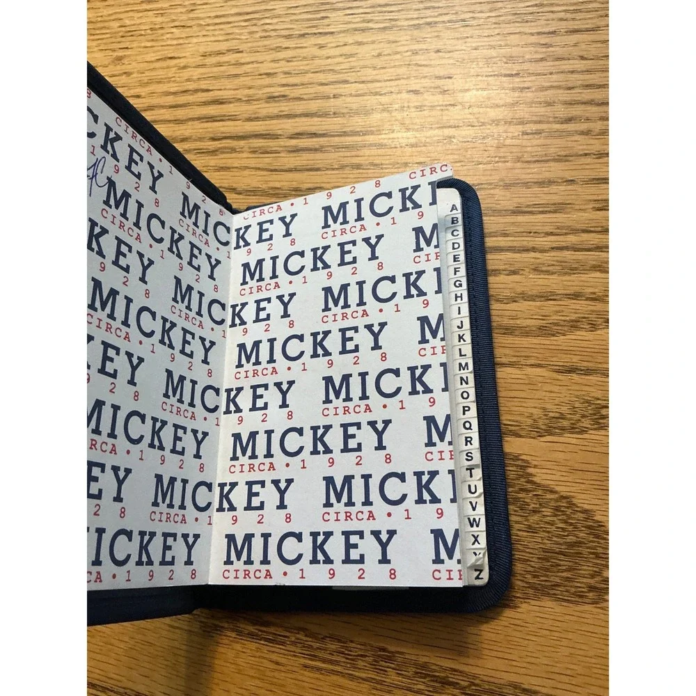 Disney Mickey Mouse Stationery Set Ergo Pen Address Book Notebook Message Pad